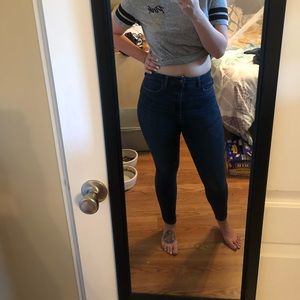 Dark Wash Curvy Super Hi Rise AE Jegging